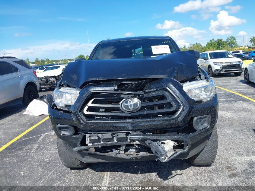 2021 Toyota Tacoma Sr VIN: 3TYSX5EN6MT009038 Lot: 39857143
