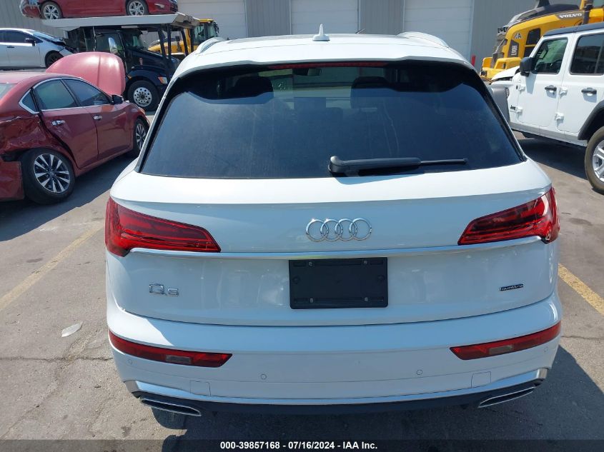 2023 Audi Q5 Premium 45 Tfsi S Line Quattro VIN: WA1GAAFY3P2155648 Lot: 39857168