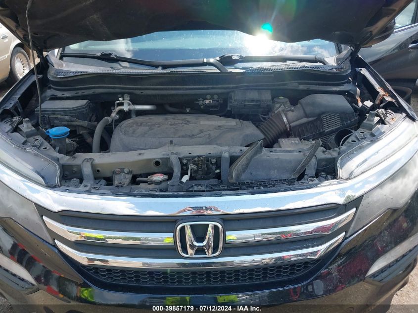 2016 Honda Pilot Ex-L VIN: 5FNYF6H59GB085713 Lot: 39857179