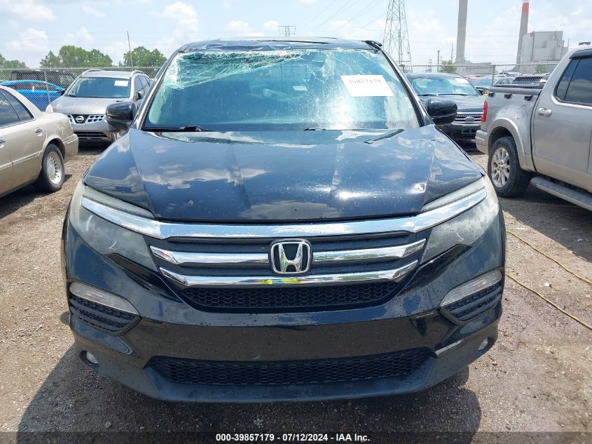 2016 Honda Pilot Ex-L VIN: 5FNYF6H59GB085713 Lot: 39857179