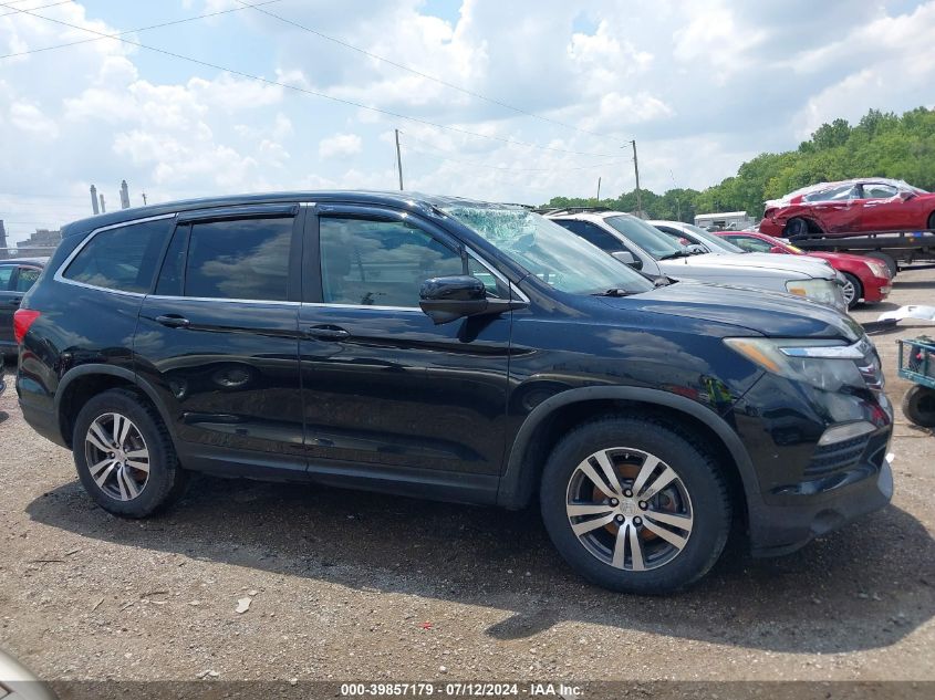 2016 Honda Pilot Ex-L VIN: 5FNYF6H59GB085713 Lot: 39857179
