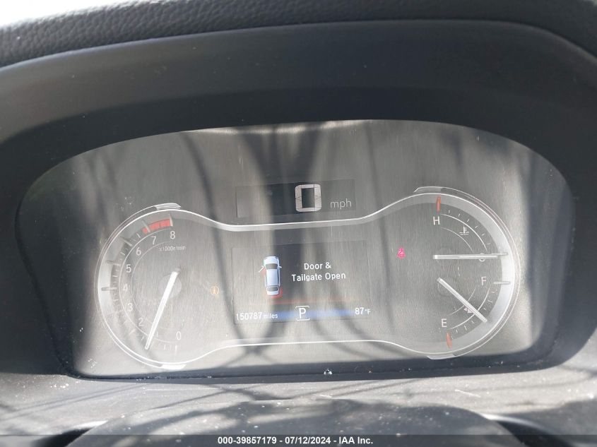 2016 Honda Pilot Ex-L VIN: 5FNYF6H59GB085713 Lot: 39857179