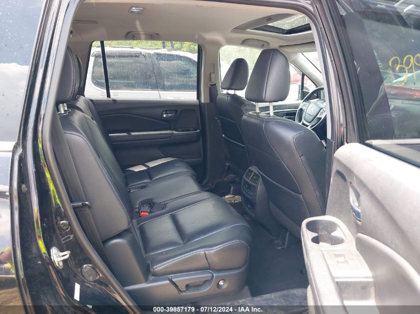 2016 Honda Pilot Ex-L VIN: 5FNYF6H59GB085713 Lot: 39857179