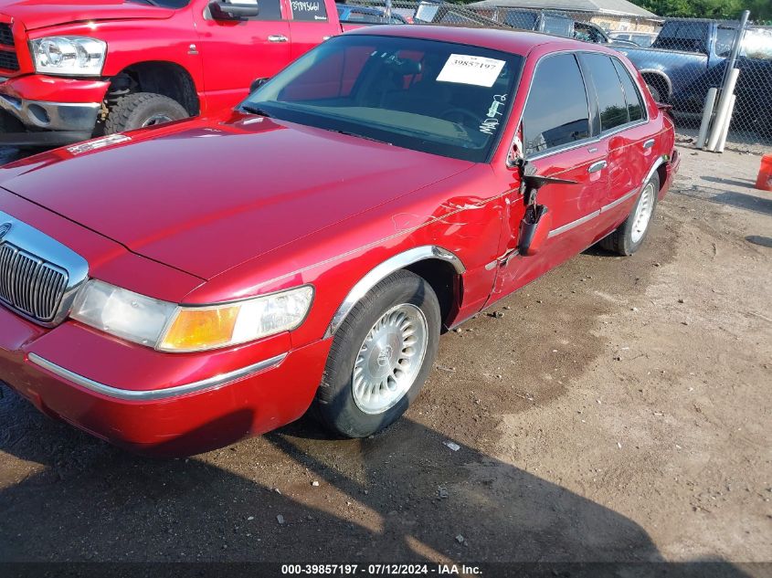 1999 Mercury Grand Marquis Ls VIN: 2MEFM75WXXX703393 Lot: 39857197