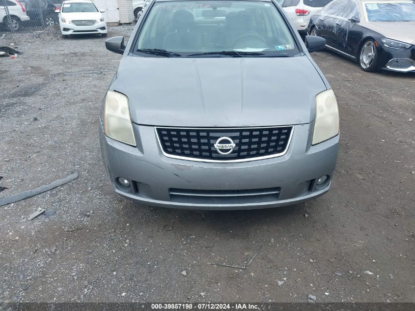 2008 Nissan Sentra 2.0 S VIN: 3N1AB61E38L625926 Lot: 39857198