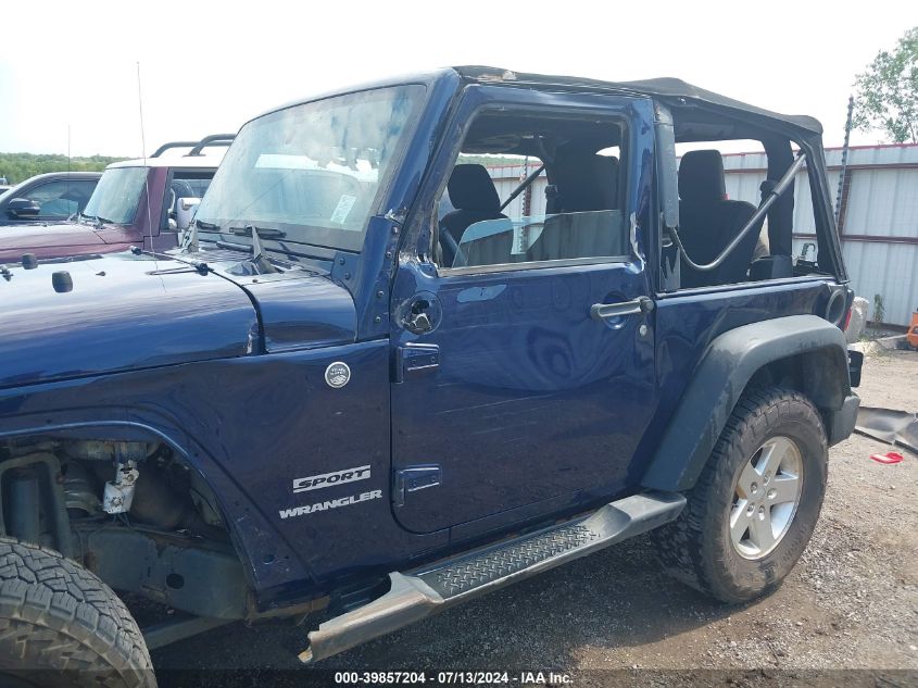 2013 Jeep Wrangler Sport VIN: 1C4AJWAG9DL566551 Lot: 39857204