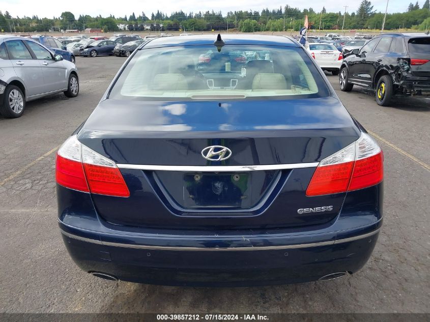 2011 Hyundai Genesis 3.8 VIN: KMHGC4DE5BU135100 Lot: 39857212