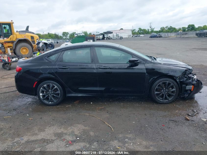 2015 Chrysler 200 S VIN: 1C3CCCBB4FN537670 Lot: 39857219