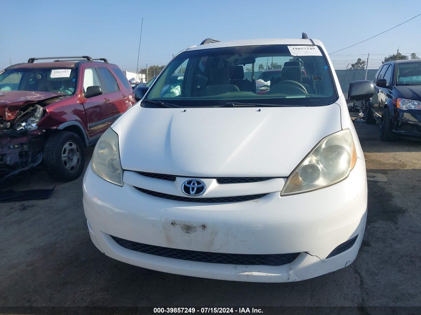 2008 Toyota Sienna Le VIN: 5TDZK23C78S199902 Lot: 39857249