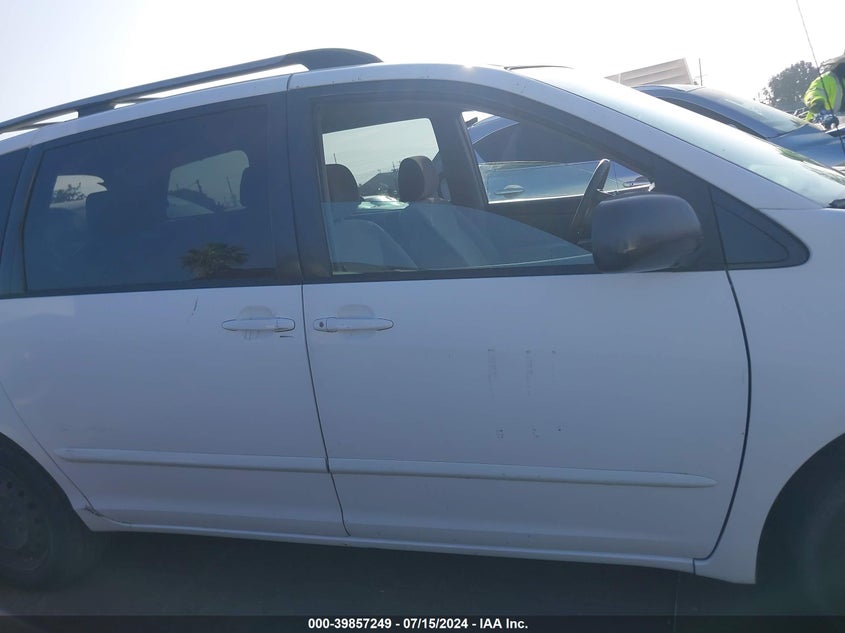 2008 Toyota Sienna Le VIN: 5TDZK23C78S199902 Lot: 39857249