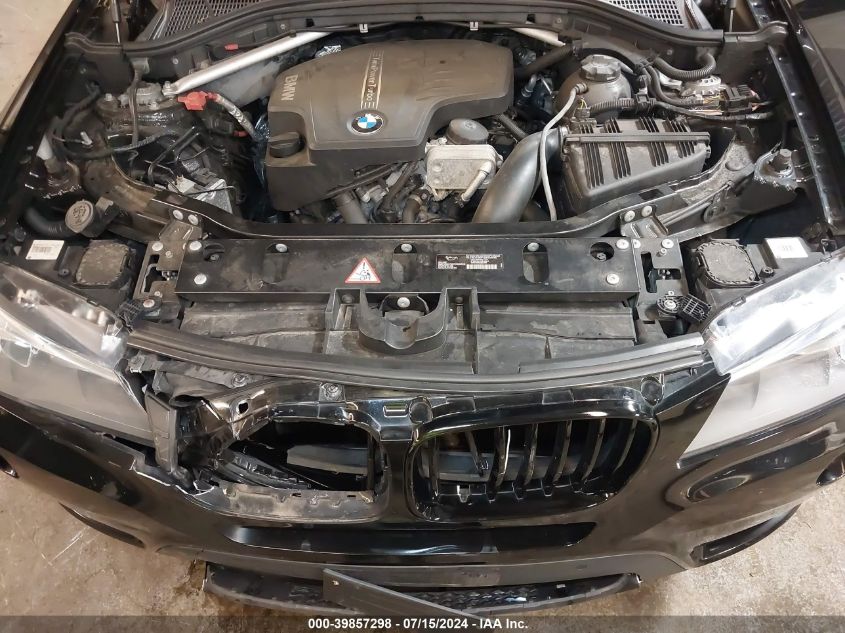 2013 BMW X3 xDrive28I VIN: 5UXWX9C54D0A16176 Lot: 39857298