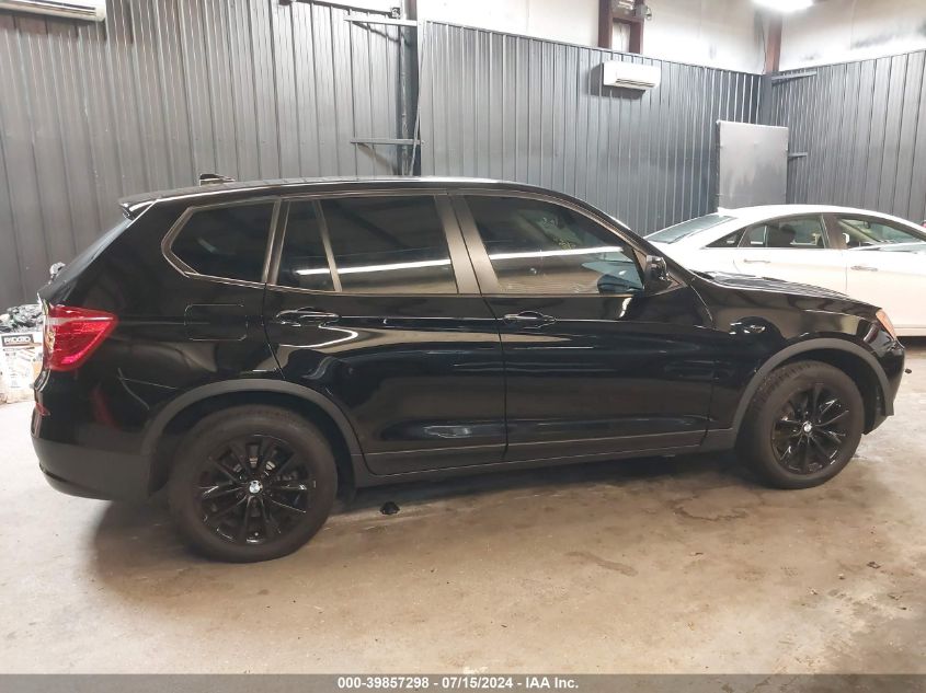 2013 BMW X3 xDrive28I VIN: 5UXWX9C54D0A16176 Lot: 39857298