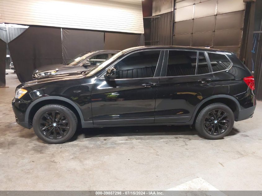 2013 BMW X3 xDrive28I VIN: 5UXWX9C54D0A16176 Lot: 39857298