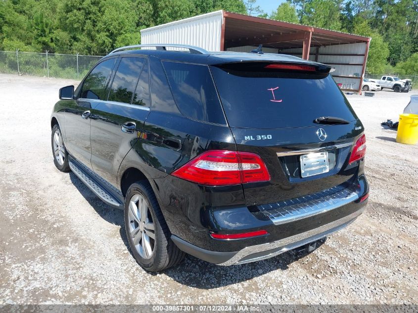 2013 Mercedes-Benz Ml 350 4Matic VIN: 4JGDA5HB4DA210257 Lot: 39857301