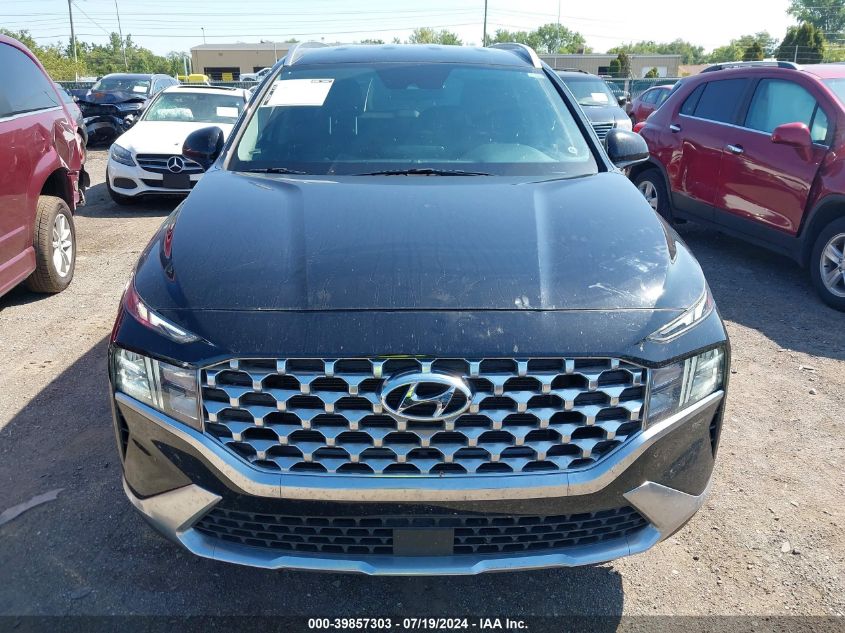 2021 Hyundai Santa Fe Sel VIN: 5NMS2DAJXMH320093 Lot: 39857303