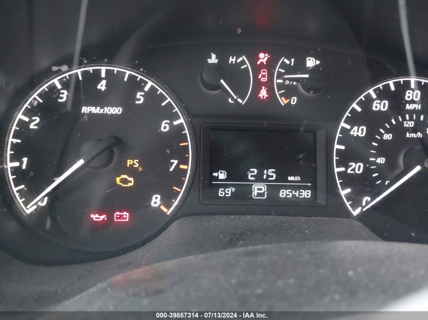 2017 Nissan Sentra S VIN: 3N1AB7AP2HY401752 Lot: 39857314