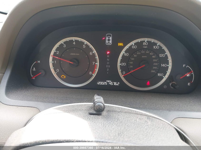 2010 Honda Accord Exl VIN: 1HGCP2F86AA110257 Lot: 39857360