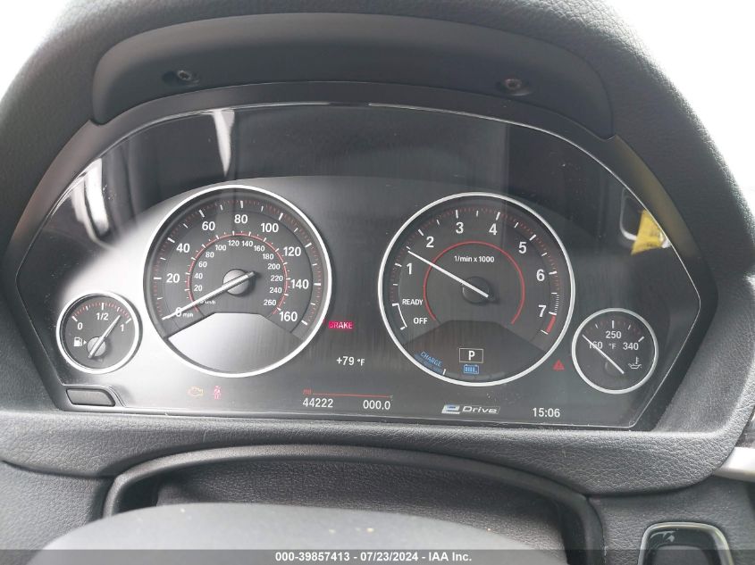 2017 BMW 330E Iperformance VIN: WBA8E1C36HA156658 Lot: 39857413