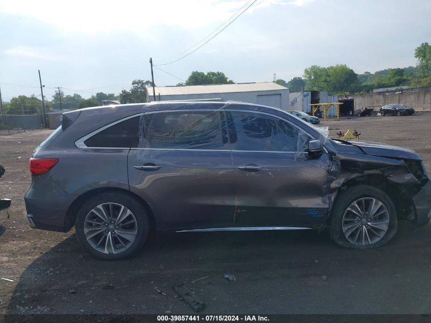 2017 Acura Mdx Technology Package VIN: 5J8YD4H55HL005057 Lot: 39857441