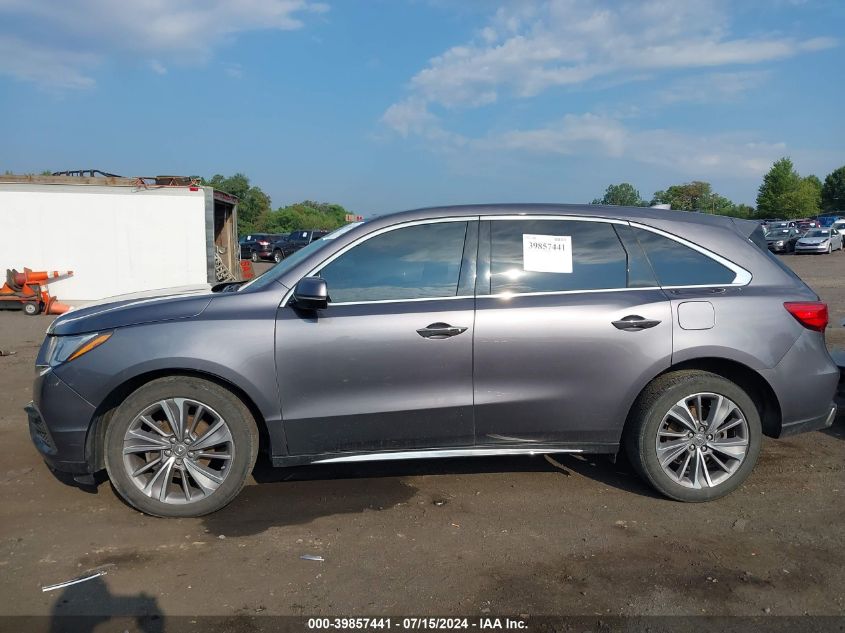 2017 Acura Mdx Technology Package VIN: 5J8YD4H55HL005057 Lot: 39857441