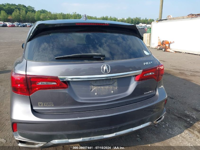 2017 Acura Mdx Technology Package VIN: 5J8YD4H55HL005057 Lot: 39857441