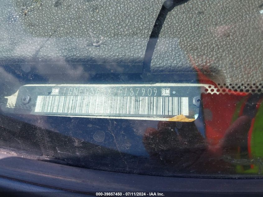 2009 Chevrolet Suburban 1500 Ltz VIN: 1GNFC360X9R137909 Lot: 39857450