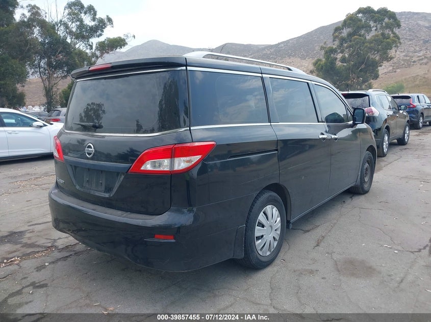 2014 Nissan Quest S VIN: JN8AE2KP7E9103158 Lot: 39857455