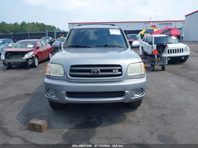 2004 Toyota Sequoia Sr5 V8 VIN: 5TDZT34AX4S211017 Lot: 39857490