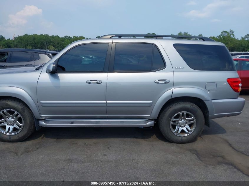 2004 Toyota Sequoia Sr5 V8 VIN: 5TDZT34AX4S211017 Lot: 39857490