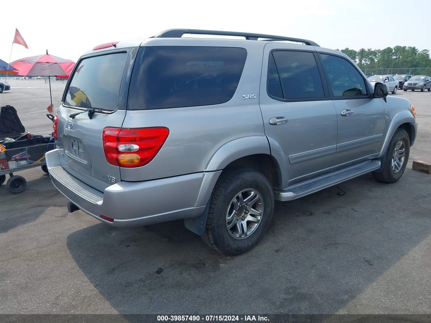 2004 Toyota Sequoia Sr5 V8 VIN: 5TDZT34AX4S211017 Lot: 39857490