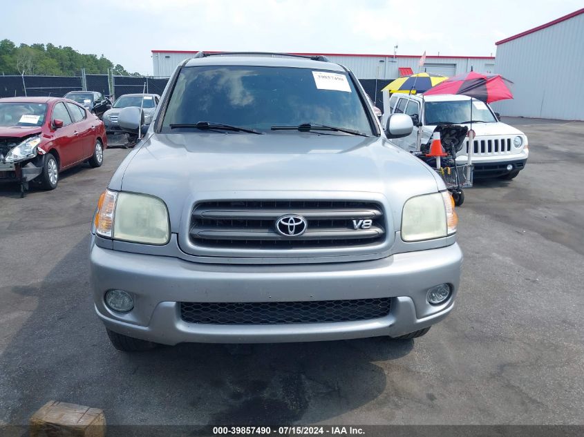 2004 Toyota Sequoia Sr5 V8 VIN: 5TDZT34AX4S211017 Lot: 39857490