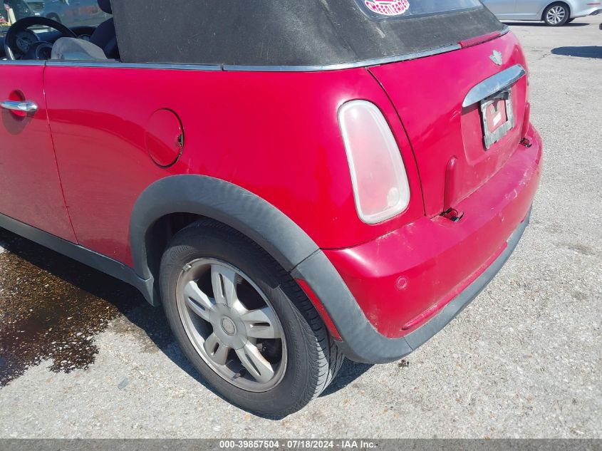 2005 Mini Cooper VIN: WMWRF33445TG12049 Lot: 39857504