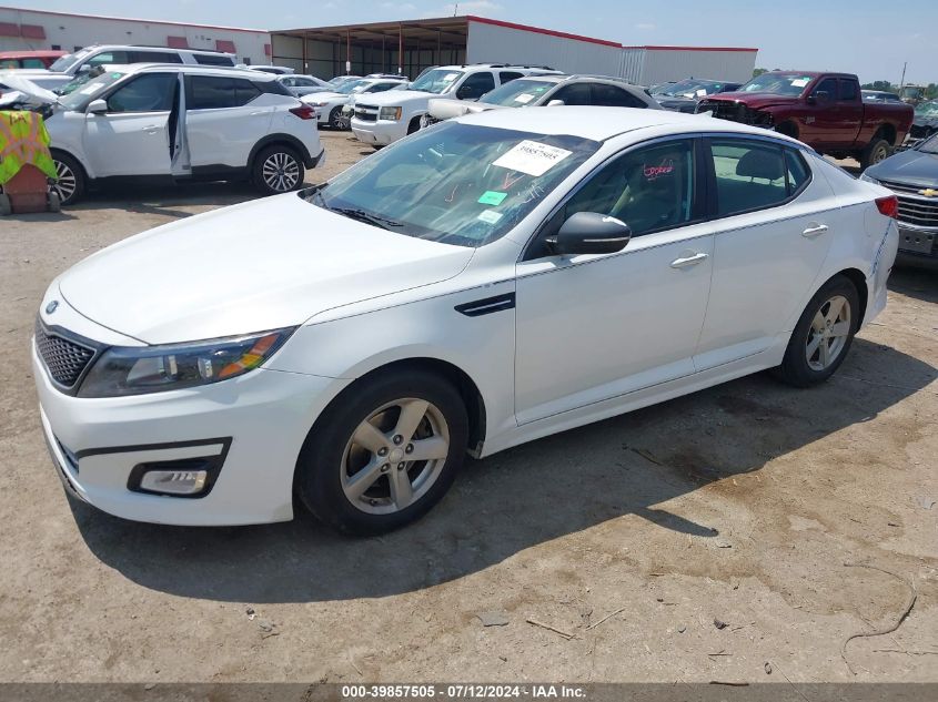 KNAGM4A76F5542010 2015 KIA OPTIMA - Image 2