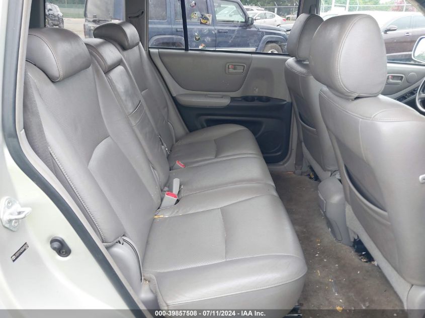 2005 Toyota Highlander V6 VIN: JTEEP21A350093362 Lot: 39857508