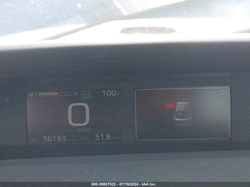 VIN JTDKAMFU4M3147756 2021 TOYOTA PRIUS LE
