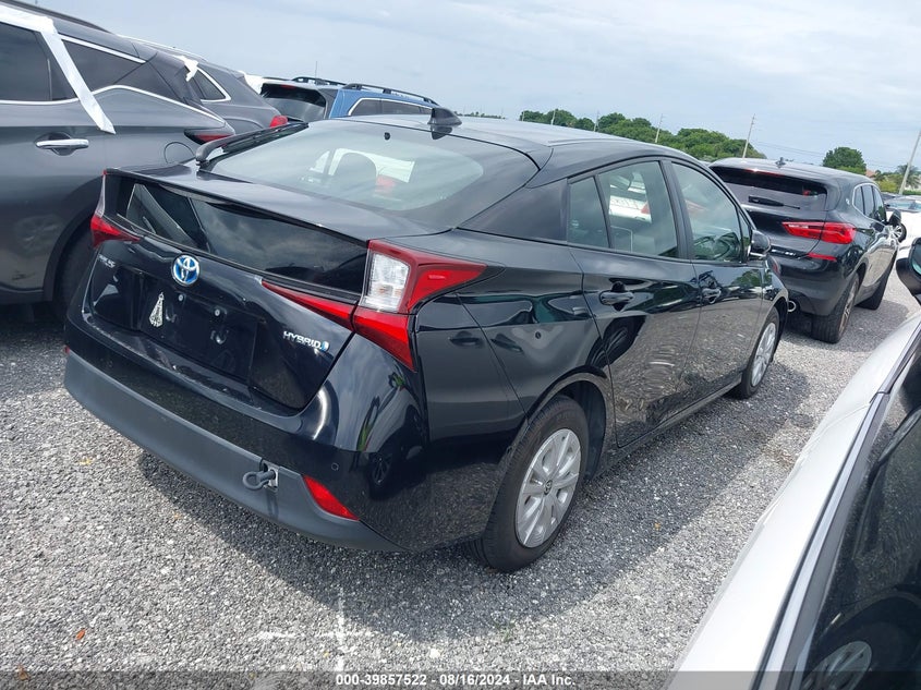 VIN JTDKAMFU4M3147756 2021 TOYOTA PRIUS LE