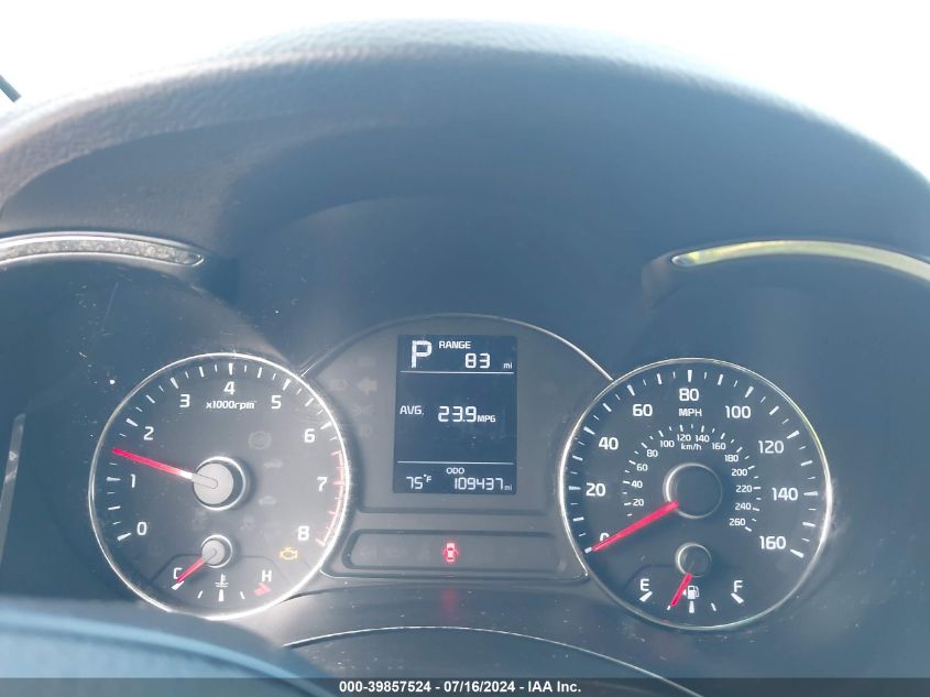 2017 Kia Forte Lx VIN: 3KPFK4A70HE057700 Lot: 39857524