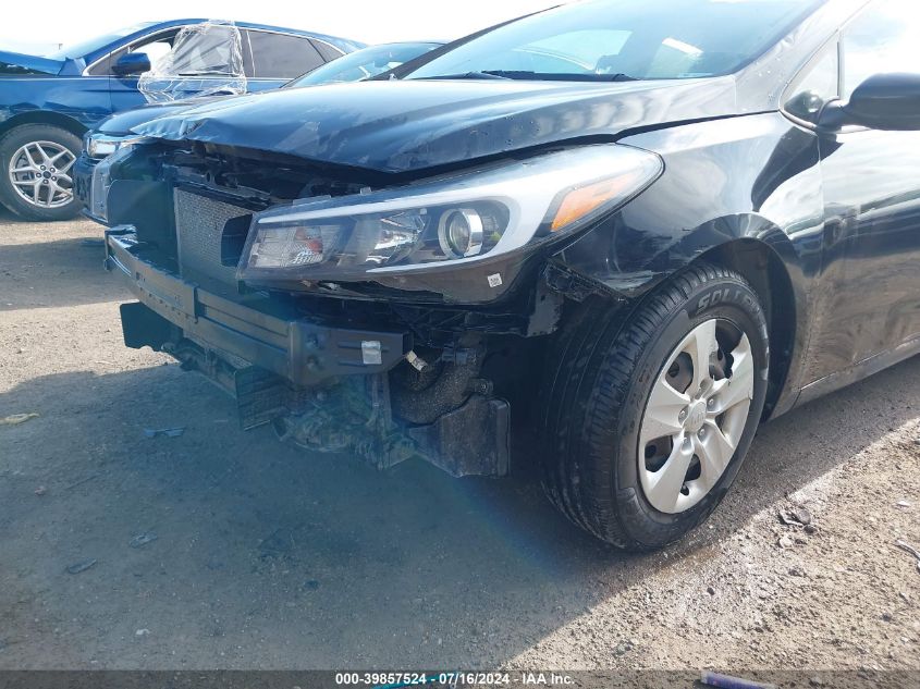 2017 Kia Forte Lx VIN: 3KPFK4A70HE057700 Lot: 39857524