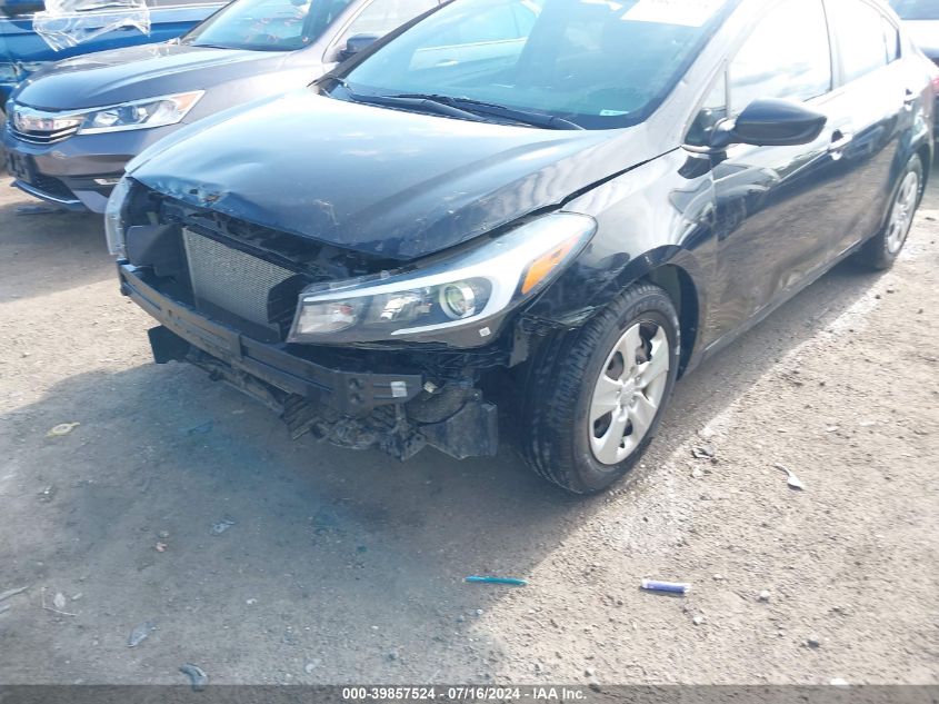 2017 Kia Forte Lx VIN: 3KPFK4A70HE057700 Lot: 39857524