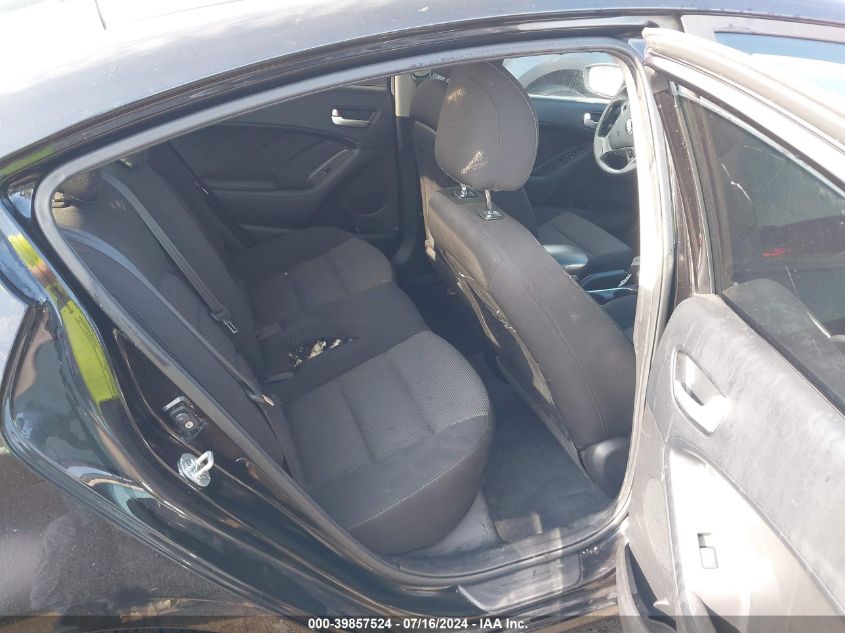 2017 Kia Forte Lx VIN: 3KPFK4A70HE057700 Lot: 39857524