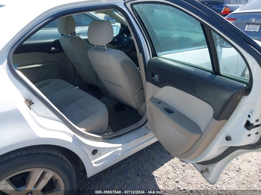 2007 Ford Fusion Sel VIN: 3FAHP08197R278603 Lot: 39857540