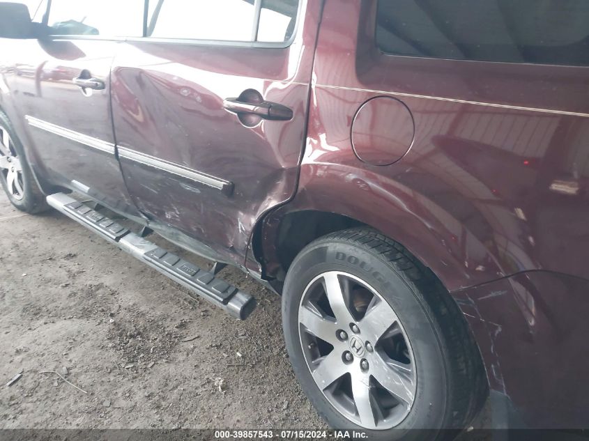 2012 Honda Pilot Touring VIN: 5FNYF4H97CB038682 Lot: 39857543