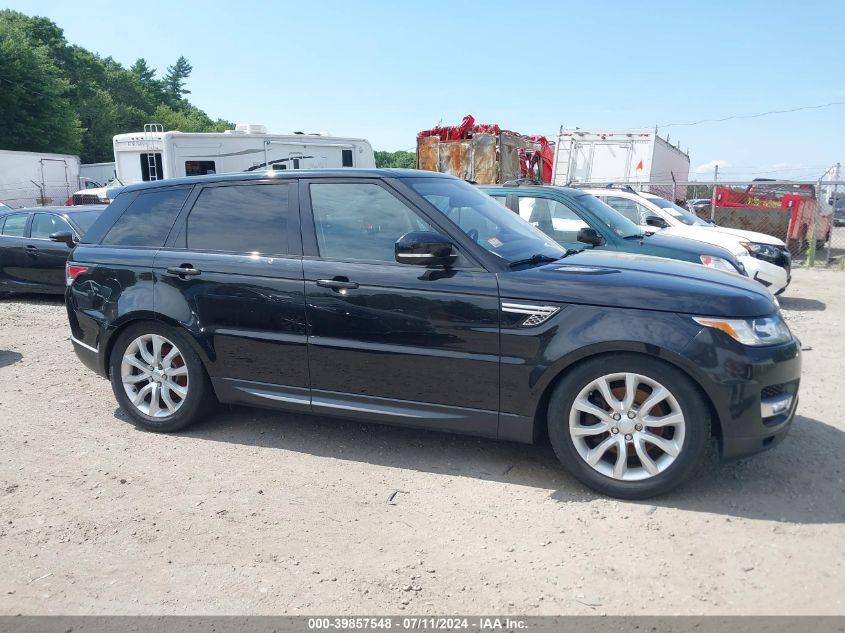 2016 Land Rover Range Rover Sport 3.0L V6 Supercharged Hse VIN: SALWR2VFXGA576443 Lot: 39857548