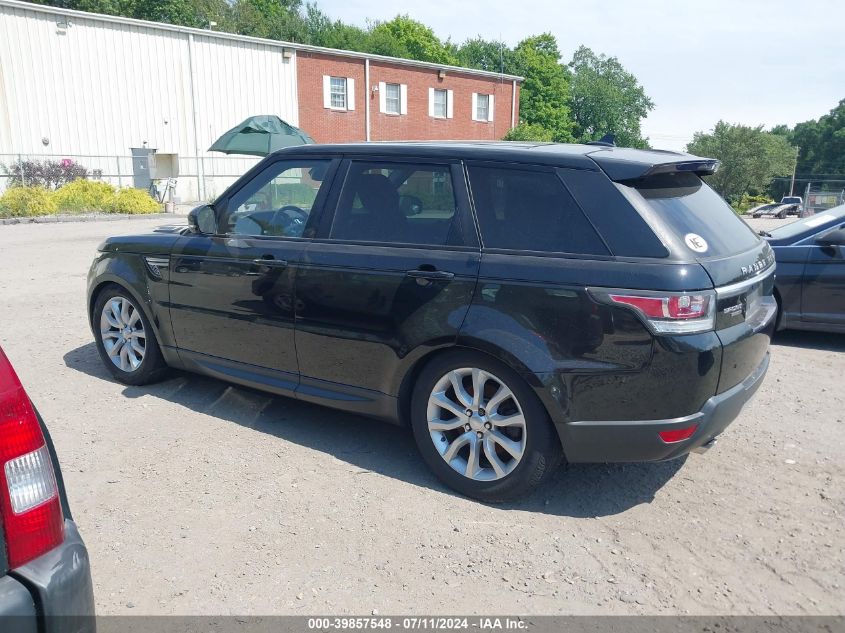 2016 Land Rover Range Rover Sport 3.0L V6 Supercharged Hse VIN: SALWR2VFXGA576443 Lot: 39857548