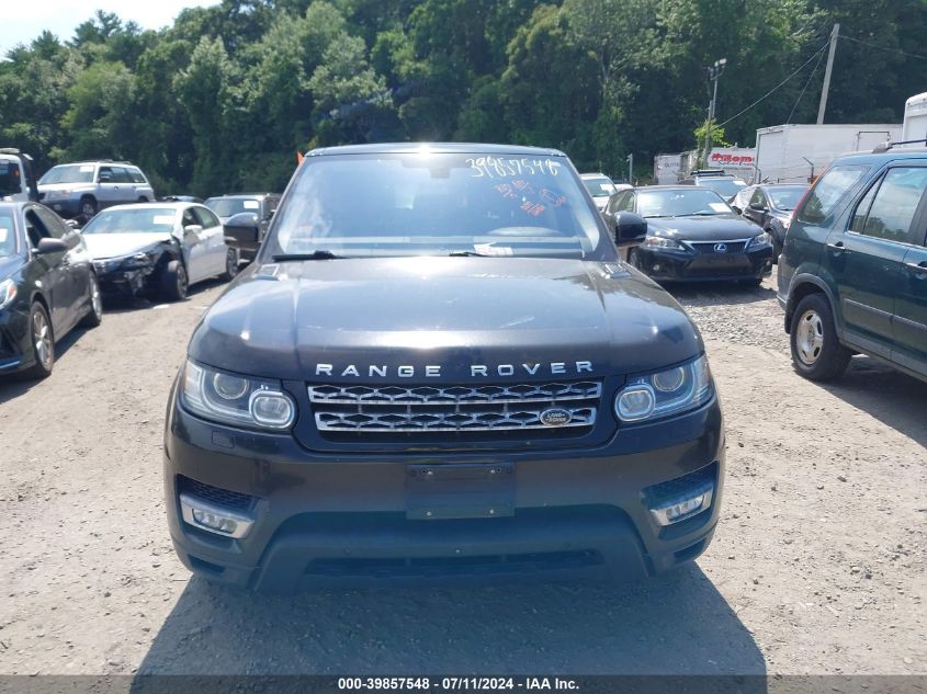 2016 Land Rover Range Rover Sport 3.0L V6 Supercharged Hse VIN: SALWR2VFXGA576443 Lot: 39857548