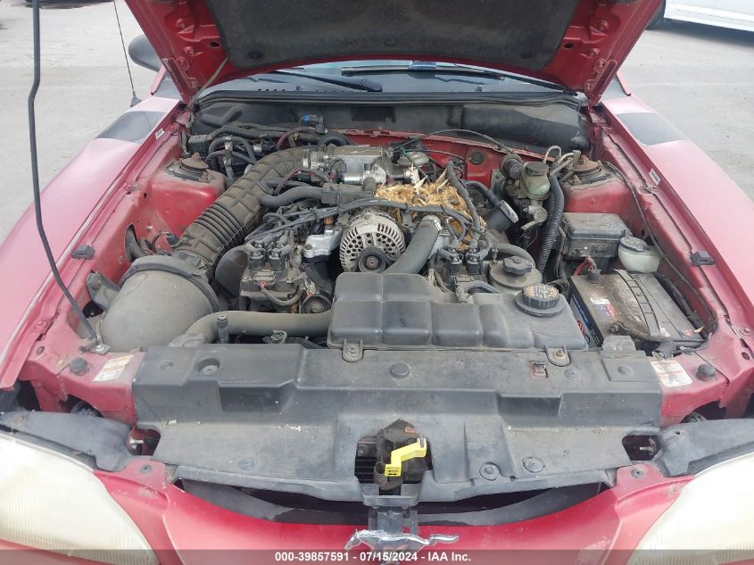 1998 Ford Mustang Gt VIN: 1FAFP42X1WF204812 Lot: 39857591