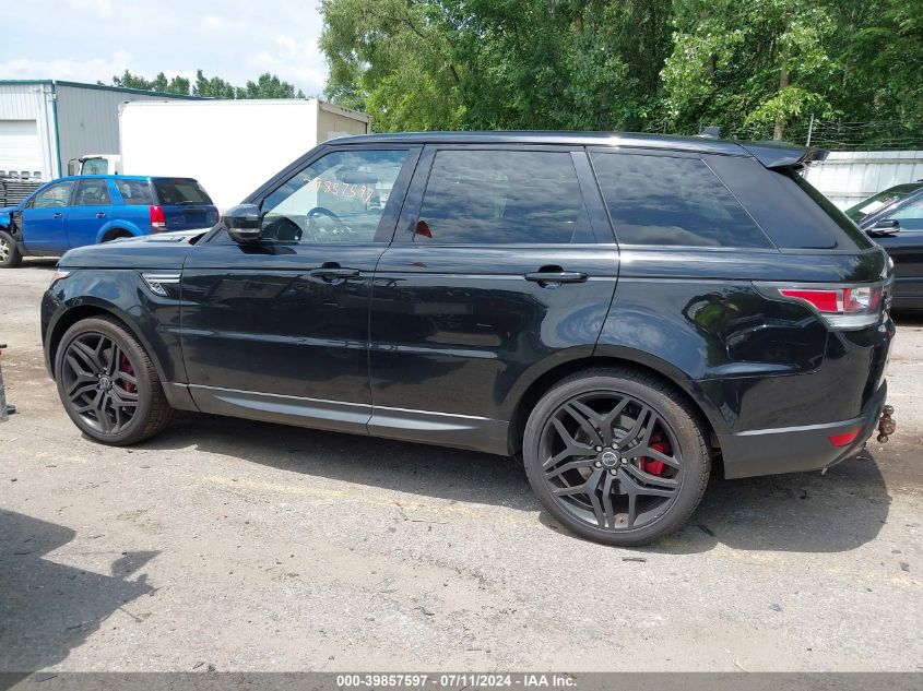 2016 Land Rover Range Rover Sport 5.0L V8 Supercharged/5.0L V8 Supercharged Dynamic VIN: SALWR2EF8GA563898 Lot: 39857597