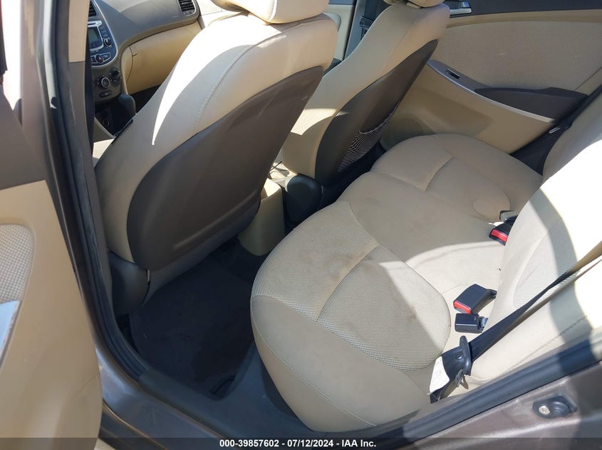 2012 Hyundai Accent Gls VIN: KMHCT4AE9CU141129 Lot: 39857602