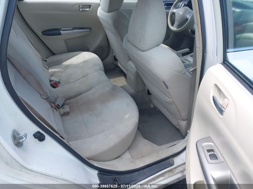 2008 Subaru Impreza 2.5I VIN: JF1GE61658H527461 Lot: 39857625