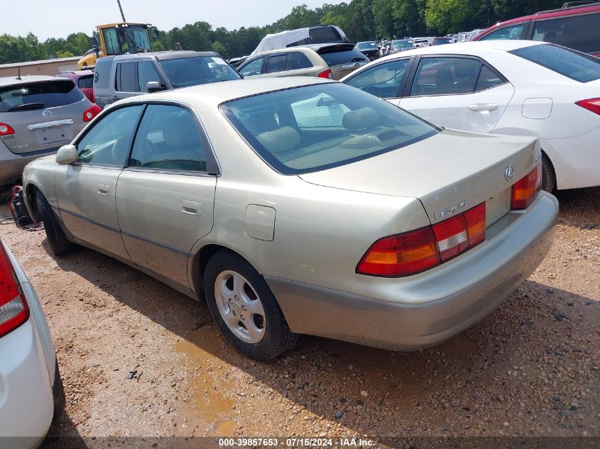 1998 Lexus Es 300 VIN: JT8BF28G7W5025279 Lot: 39857653